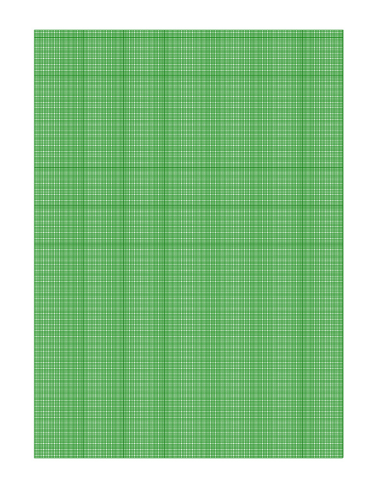Graph Paper MM Green A4 | PDF