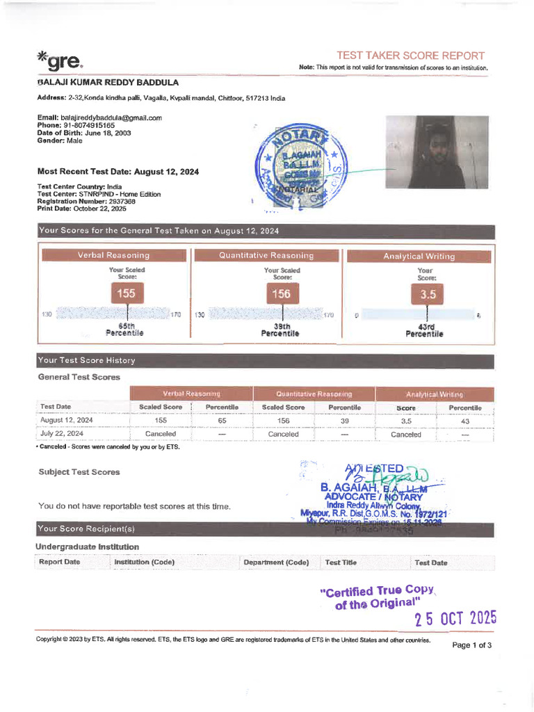 GRE | PDF