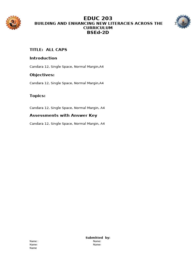 Bsed 2D | PDF