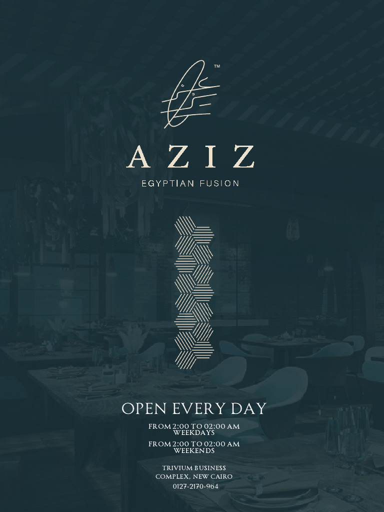 Aziz Ramadan Menu | PDF