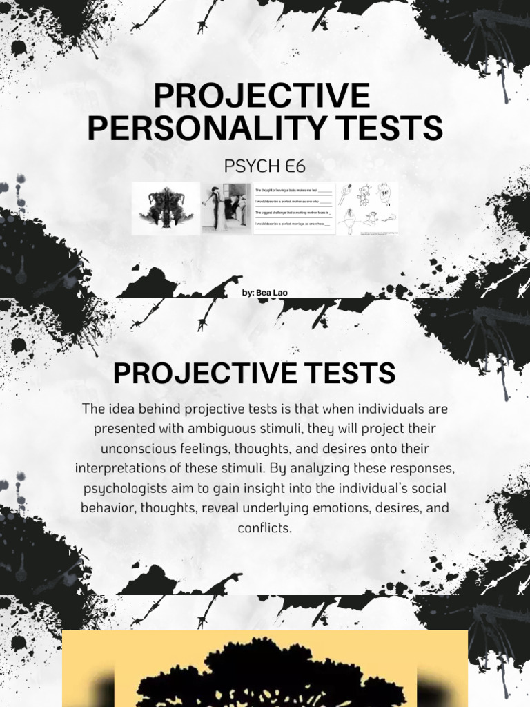 Projective Personality Tests | PDF