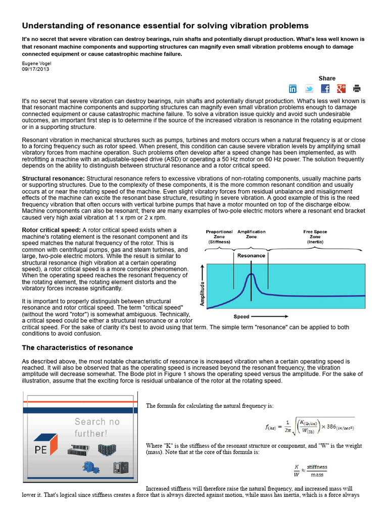 Understanding of Resonance | PDF