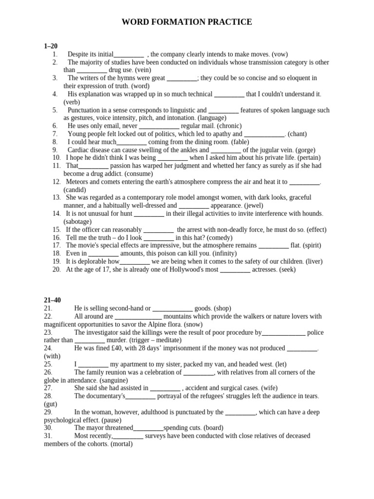 Nec Extra Class 1 Word Form | PDF