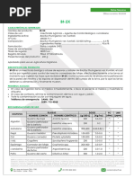 Ficha Tecnica Bionex | PDF | Sustancias químicas | Química