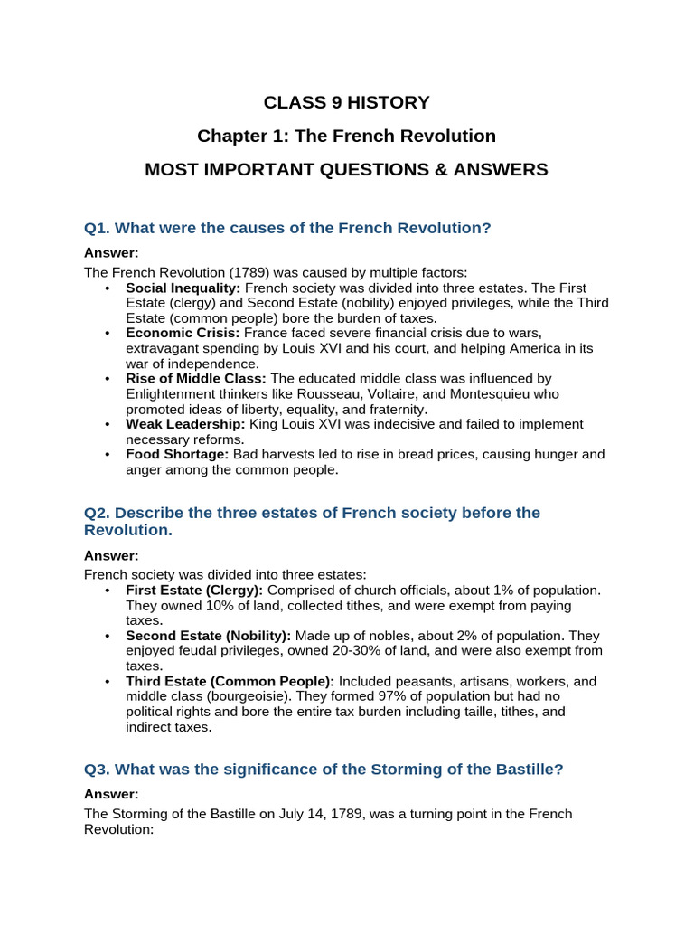 History Questions | PDF