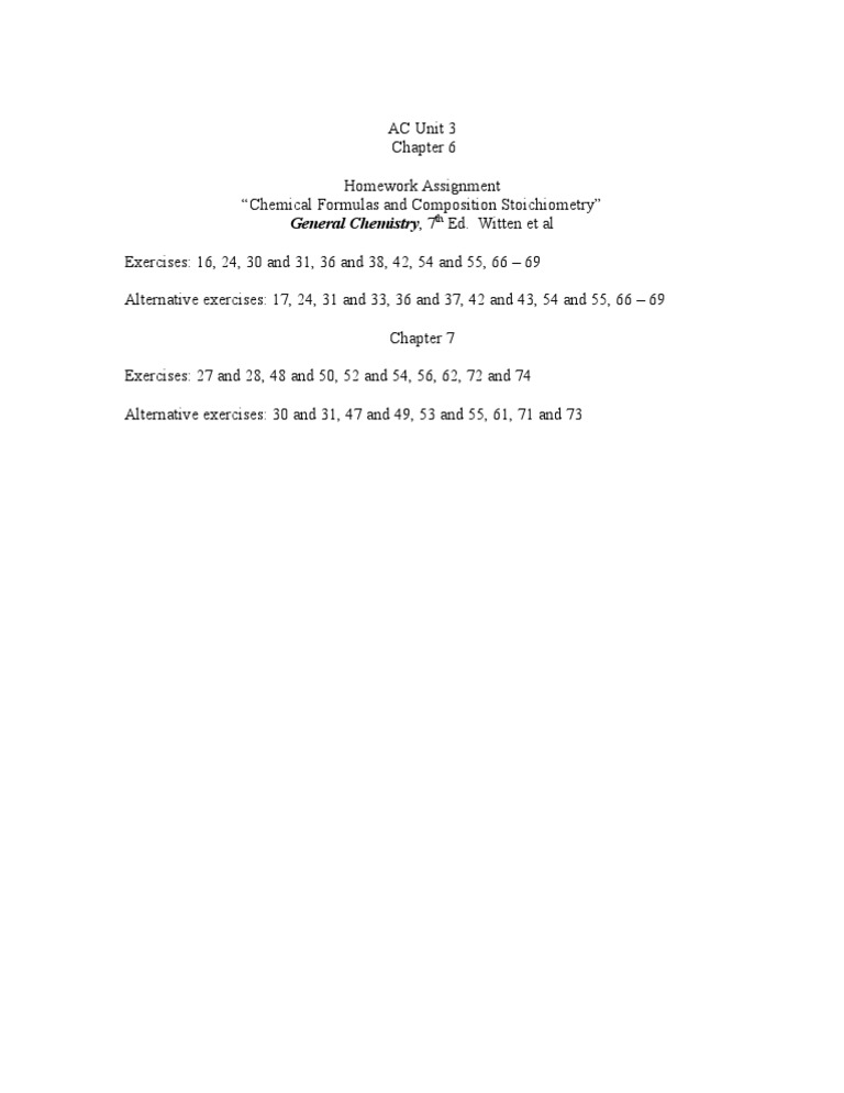 AC Unit 3 HOMEWORK | PDF