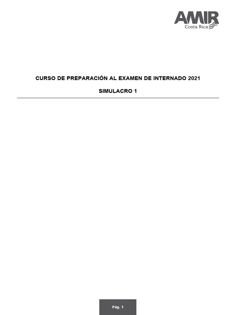 Simulacro 1 IFOM PRÁCTICA | PDF