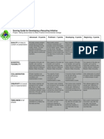 Recycling Initiative Rubric