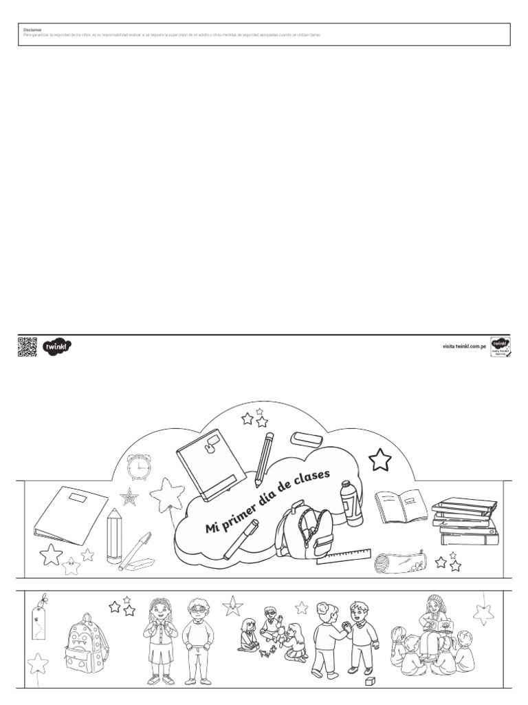 Sa DF 1699569810 Manualidad Corona Del Primer Dia de Clases Ver 1 | PDF