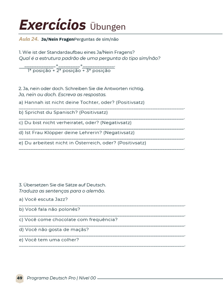 Exerccios Aula 24 | PDF