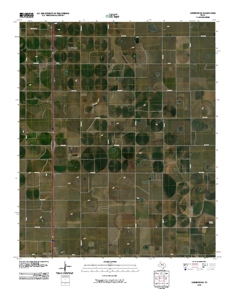 Underwood TX 7.5-Minute Map Guide | PDF