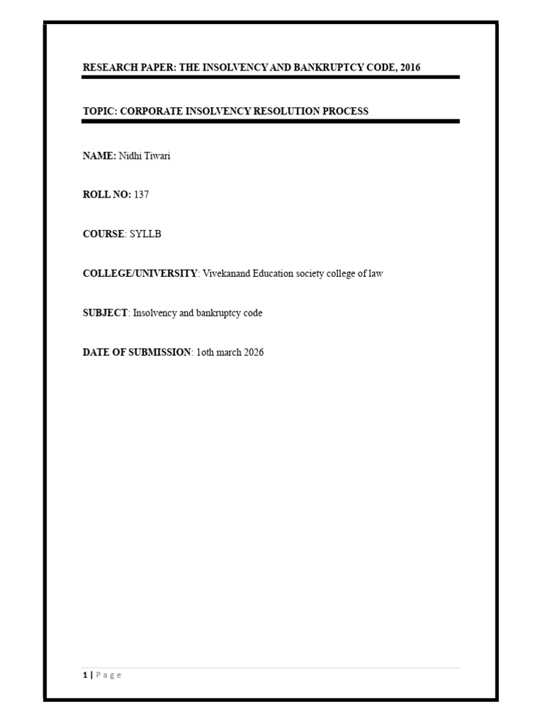 Ibc Assignment 137 | PDF