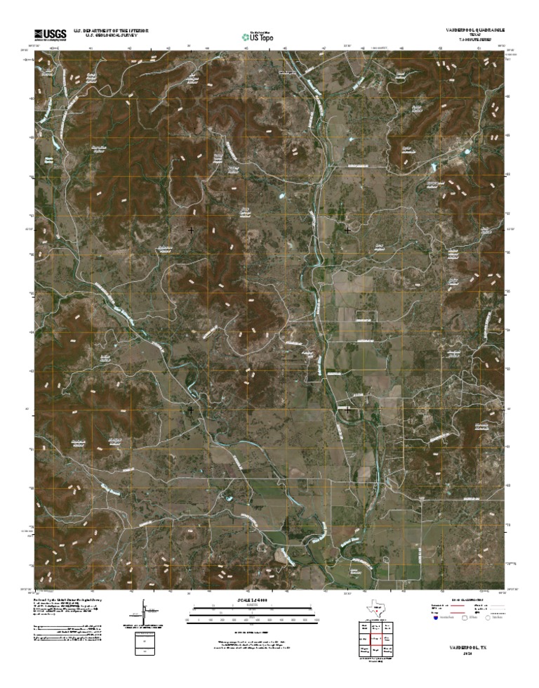 Topographic Map of Vanderpool PDF United States Census Bureau United States Census