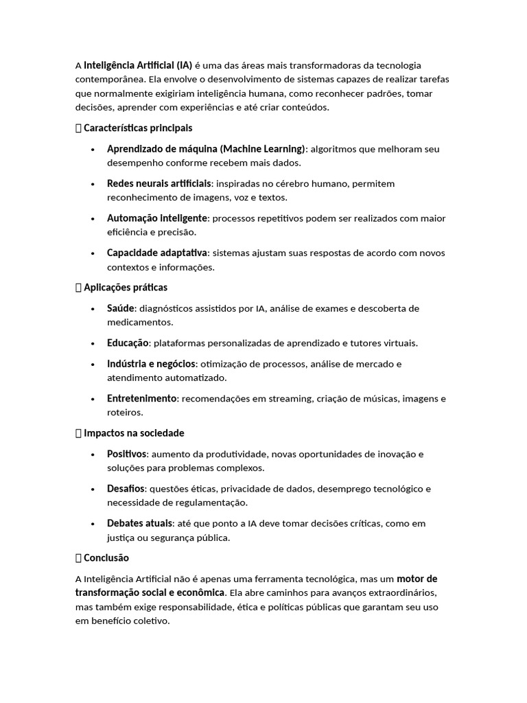 Anotação Da Aula de Inteligência Artificial | PDF
