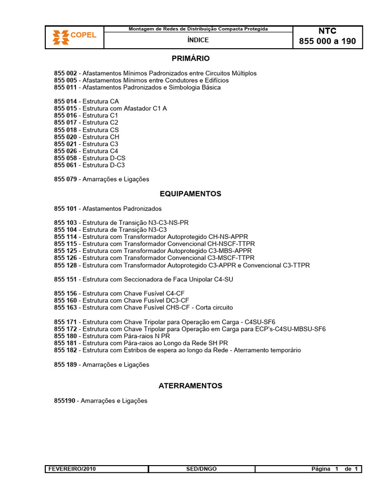RDC Indice Fevereiro2010 | PDF