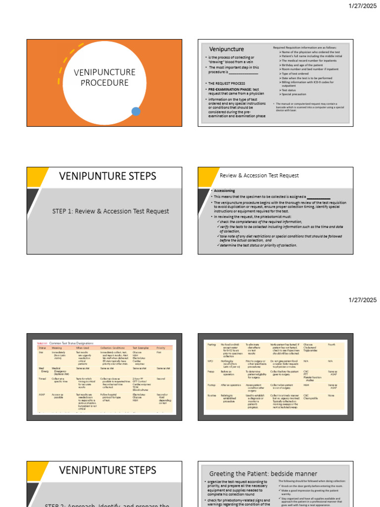 Week+2+Lab+ +Venipuncture+Procedure | PDF