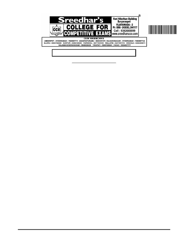 Model Test 68 | PDF