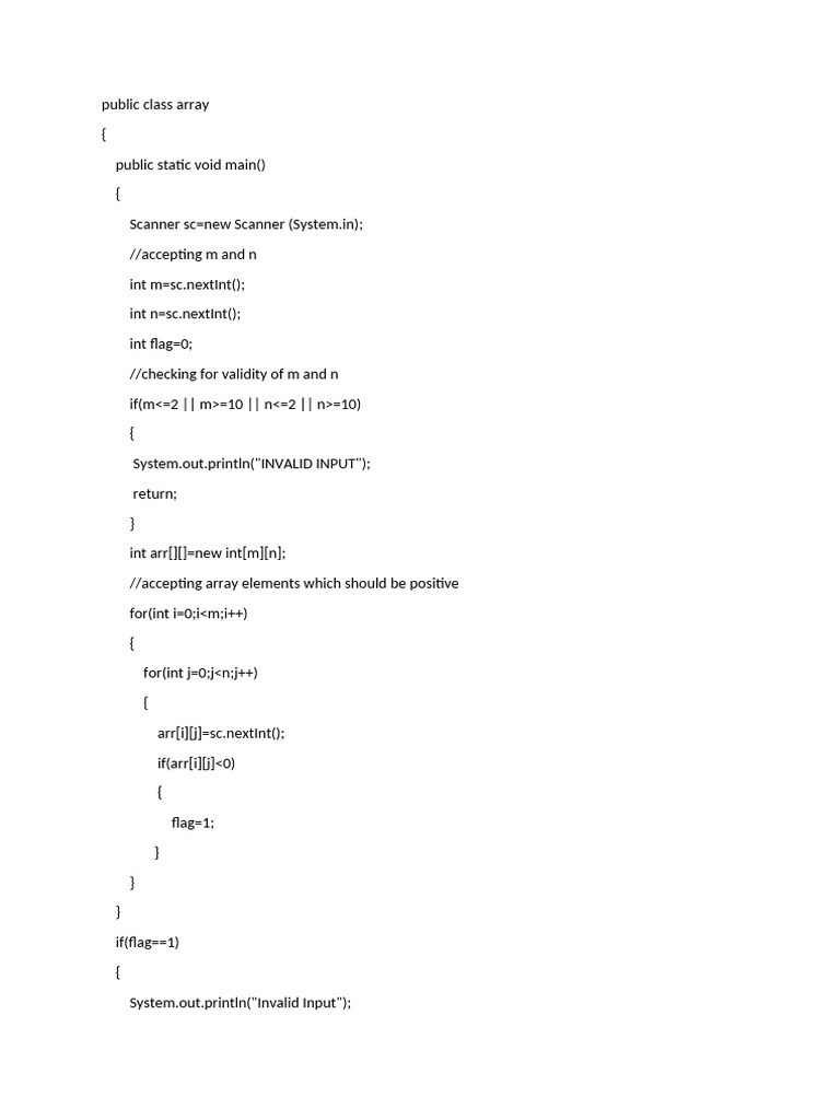 2d Array | PDF