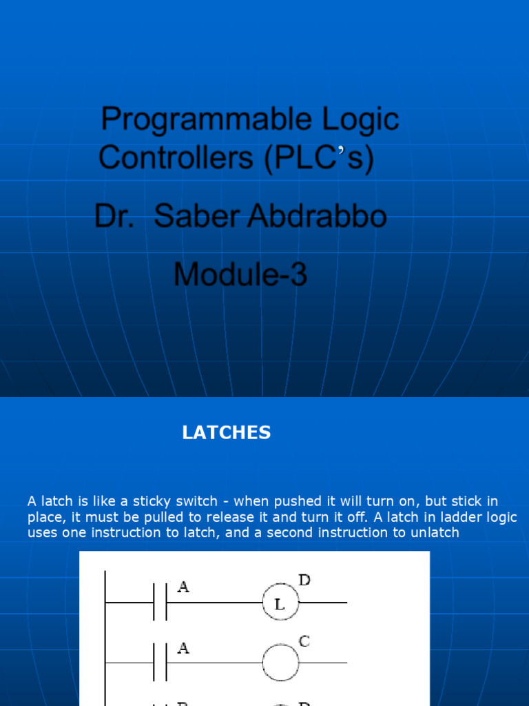 PLC Course | PDF