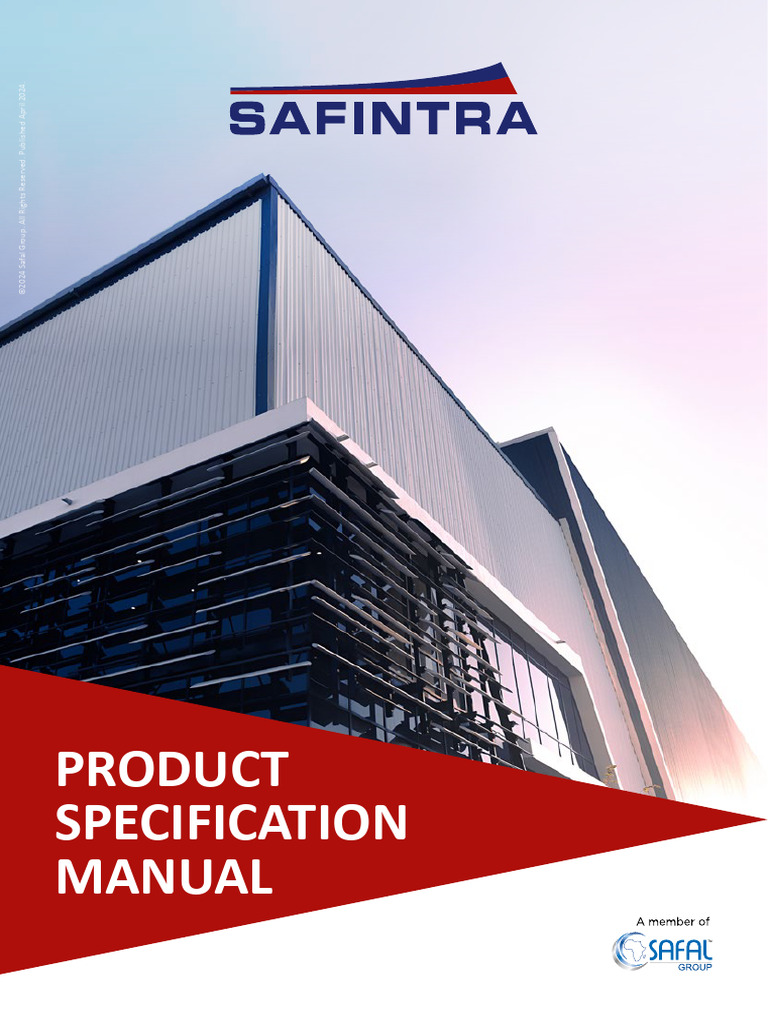 Product Specification Manual | PDF