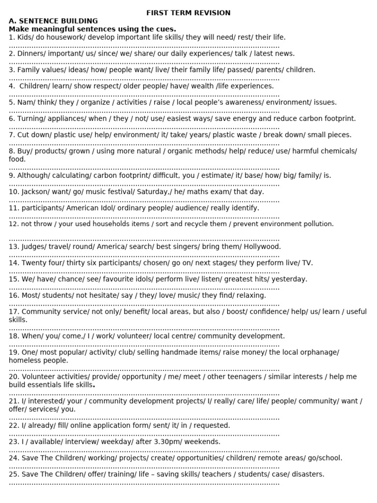More Writing Exercises | PDF