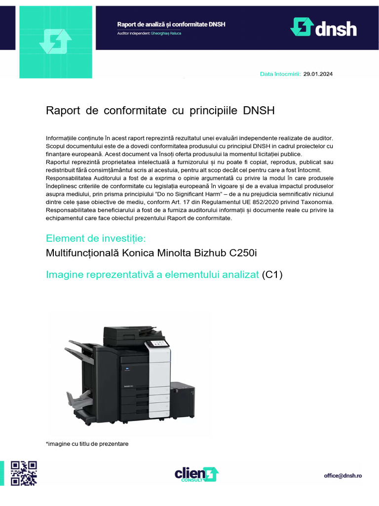 Konica Minolta Bizhub C250i | PDF