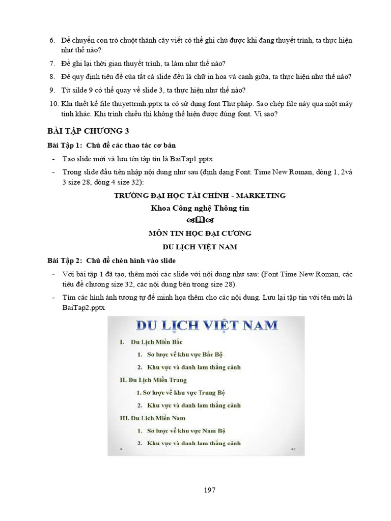 BT Thuc Hanh Power Point | PDF