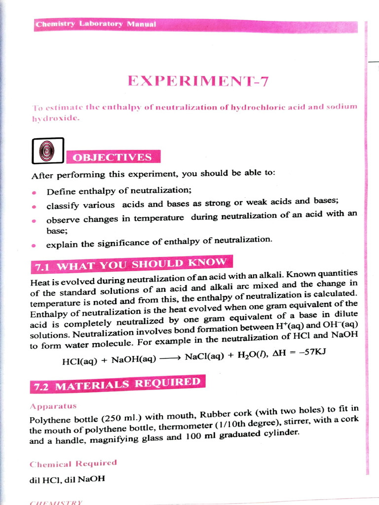 Practical Experiment PDF | PDF