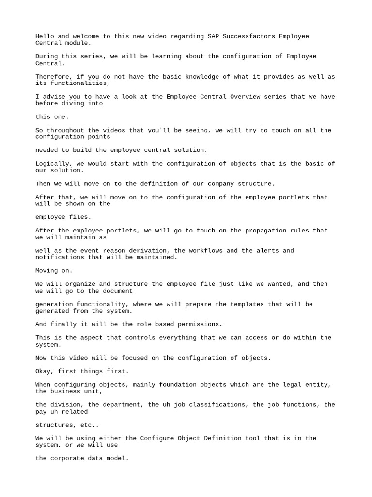 Object Configuration 1&2 | PDF