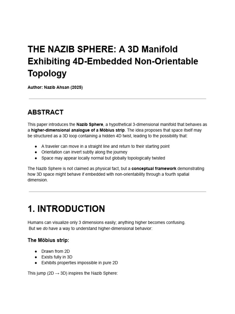Mobius Sphere | PDF
