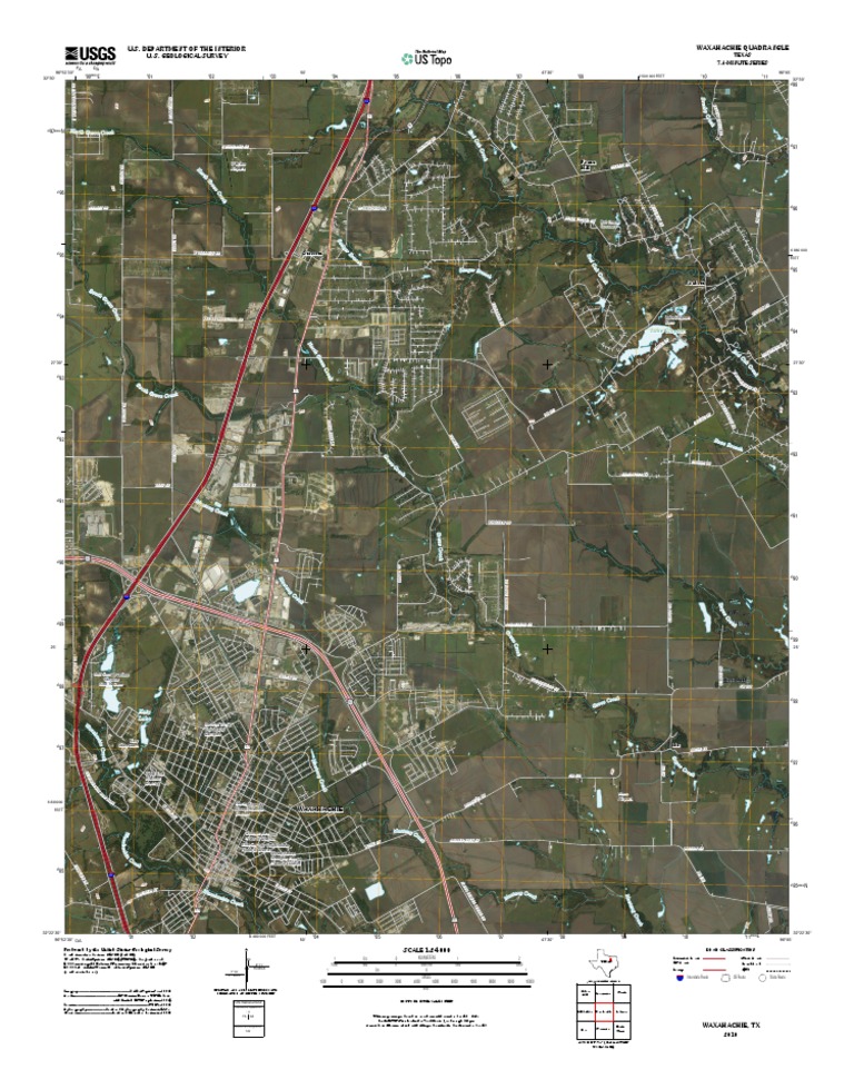 Topographic Map of Waxahachie | PDF | United States Geological Survey ...