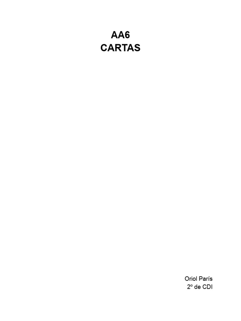 AA6 OriolParis | PDF