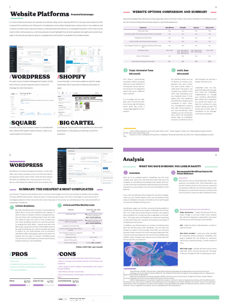 Site Comparison 1 | PDF