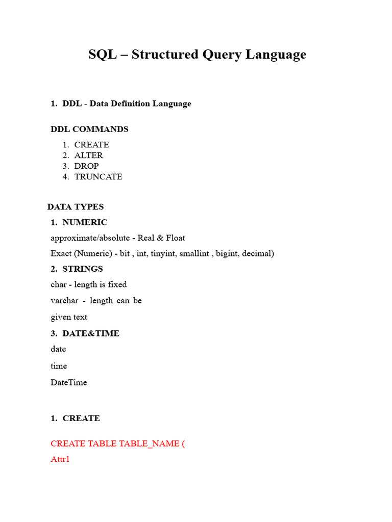 SQL Commands Up | PDF | Data Model | Computing