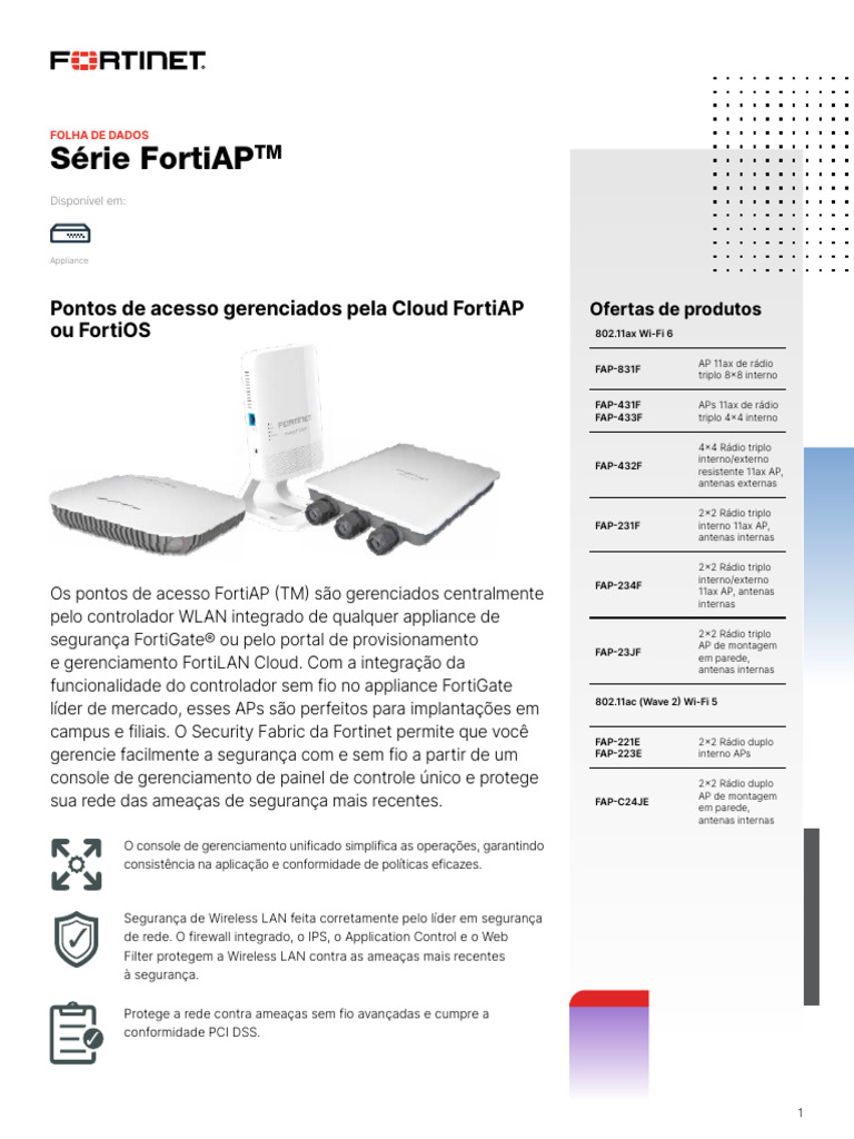 Fortiap Series | PDF
