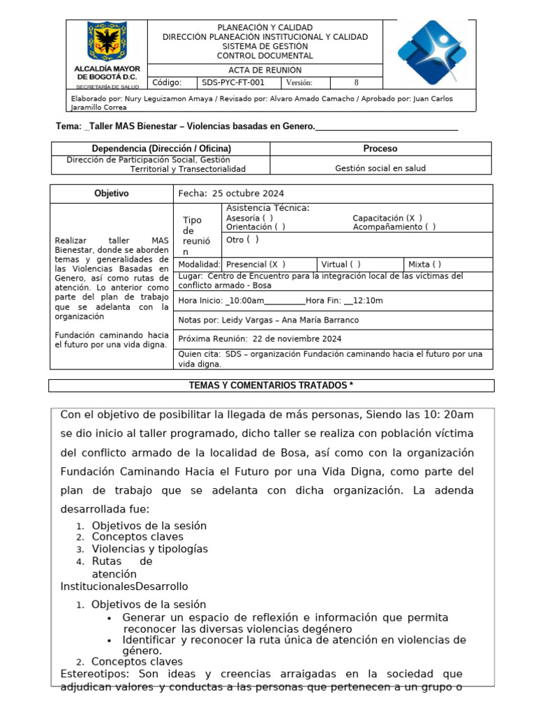 Violencias Basadas en genero | PDF