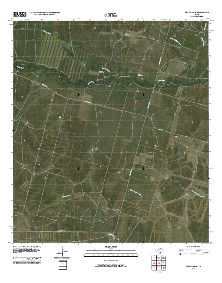 Topographic Map of West Ranch | PDF | United States Geological Survey ...