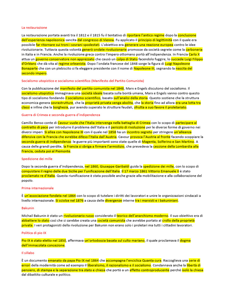 Storia Intttt | PDF