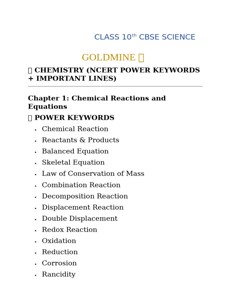 Science Short Notes | PDF