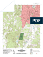 Topographic Map of Nacogdoches South