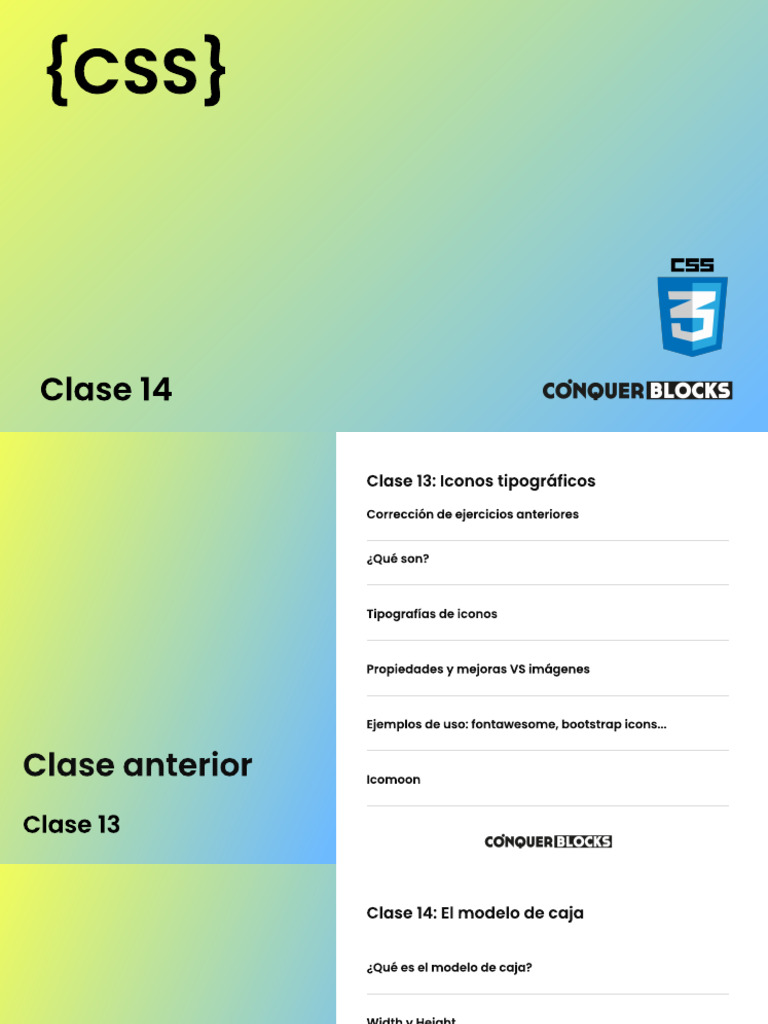 CSS Clase 14 - Modelo de Cajas | PDF