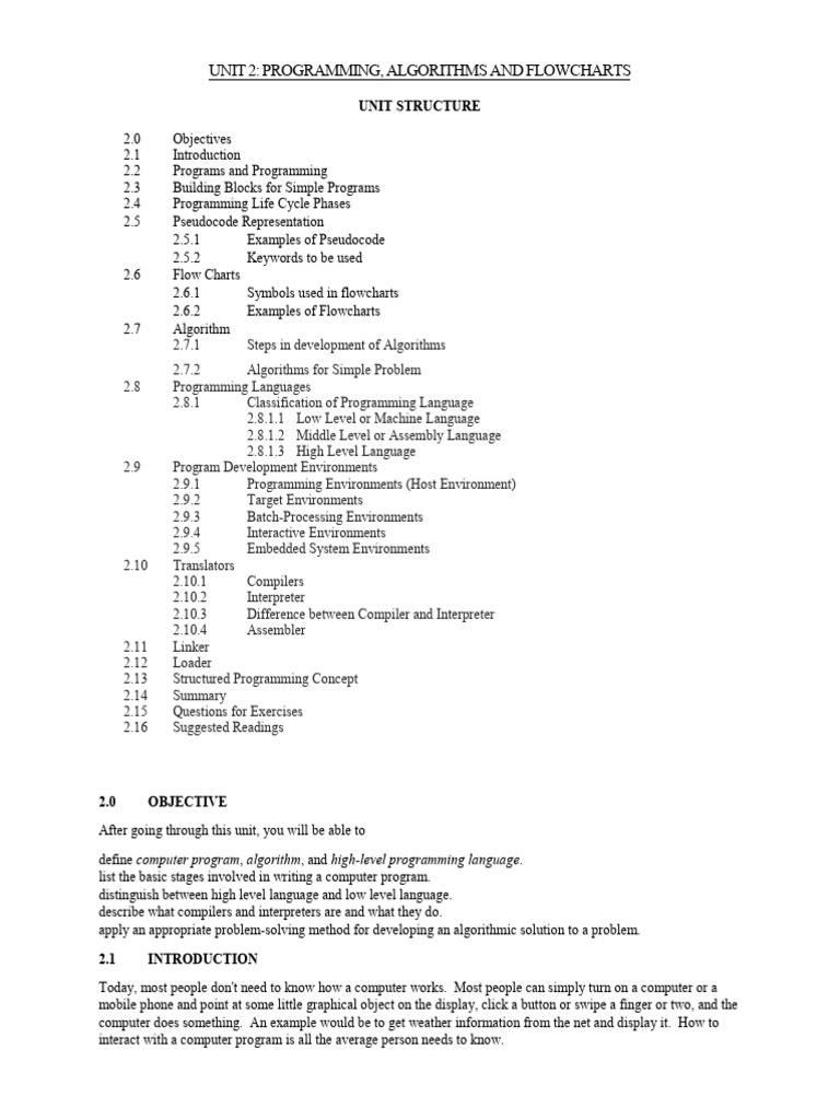 Unit 2 | PDF | Computer Programming | Computer Program