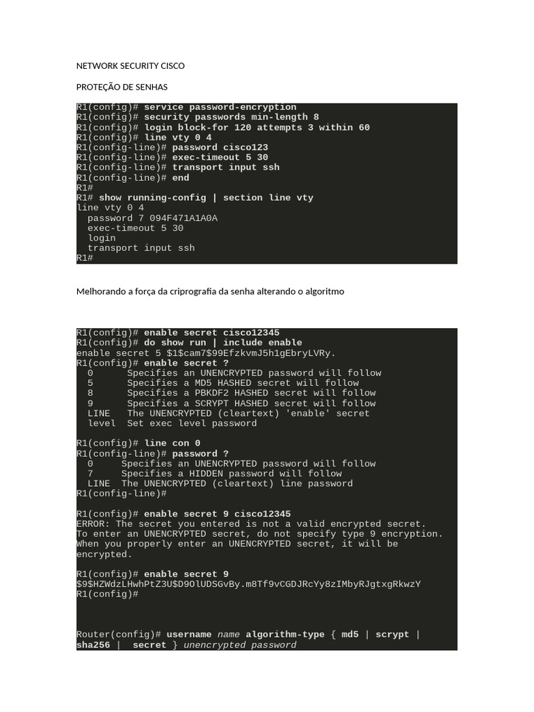 Config Cisco Network Security | PDF | Internet Protocols | File ...