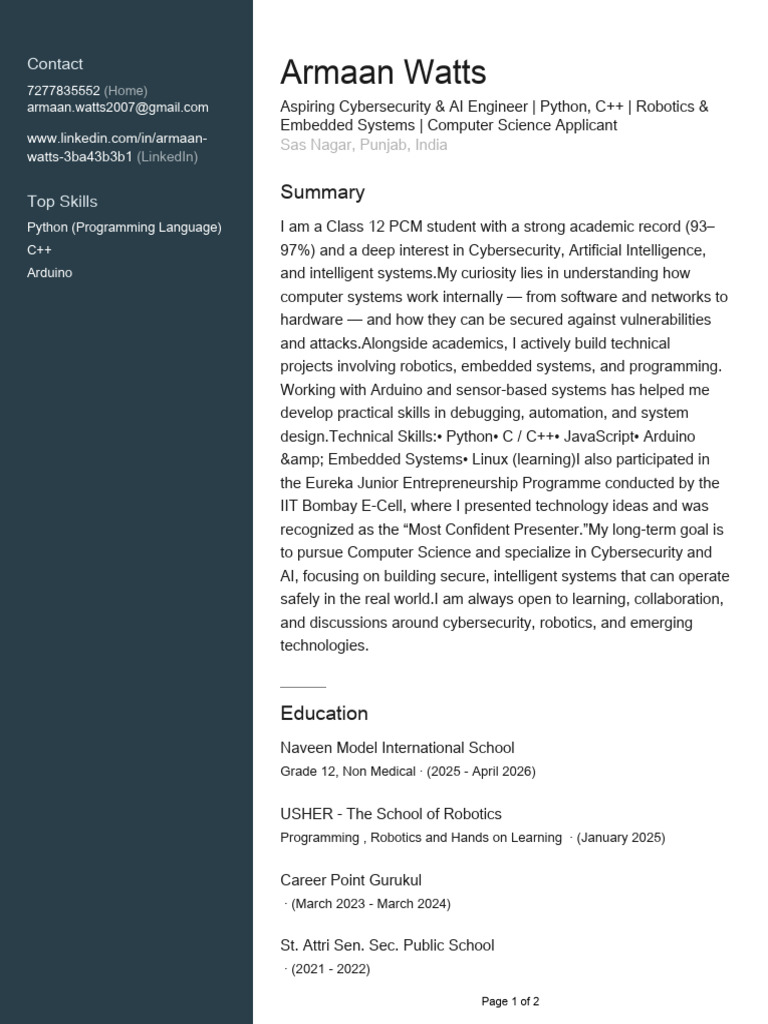Profile | PDF | Artificial Intelligence | Intelligence (AI) & Semantics