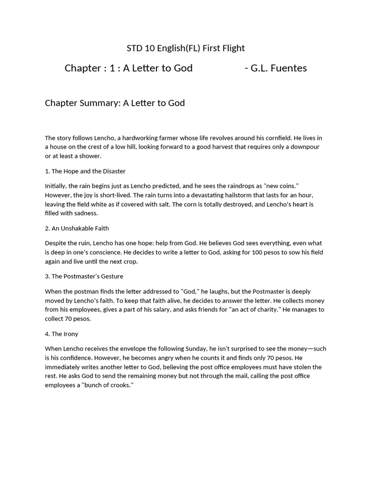 10 em Eng SL Chapter 1 | PDF | Conscience | Faith