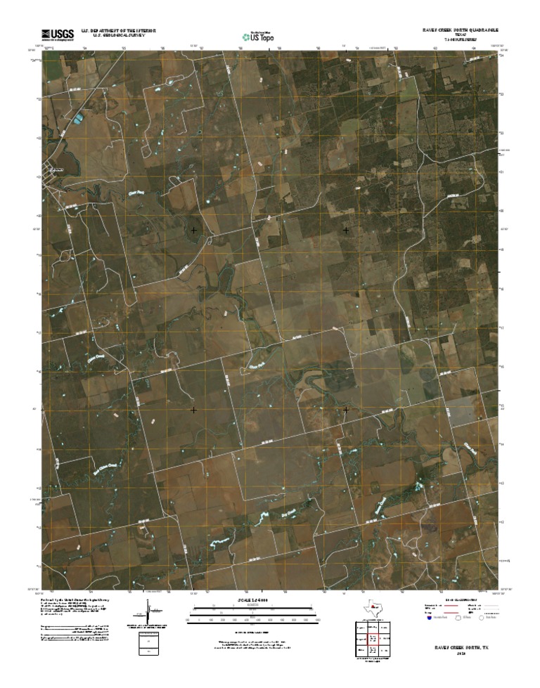 Raven Creek North Quadrangle Map | PDF | Geomatics | United States ...