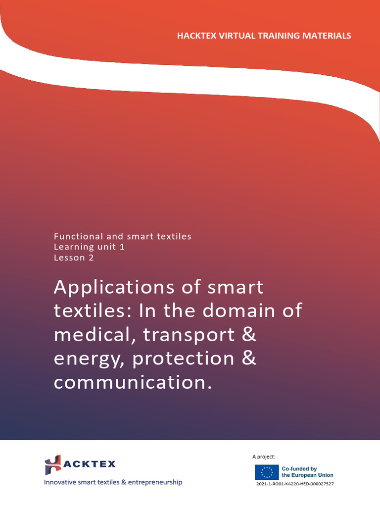 Reading For 1.2 Application of Smart Textiles | PDF | E Textiles ...