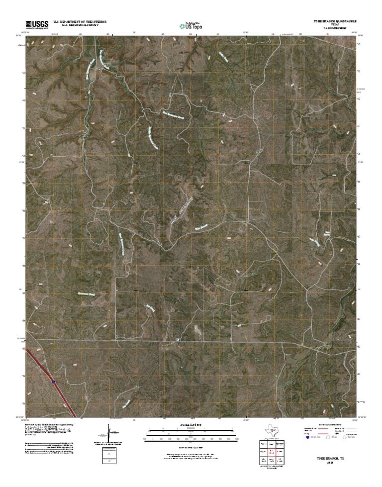 Topographic Map of Tobe Branch | PDF | United States Geological Survey ...
