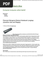 Download Info Baterai by BraNd JoNa SN101493633 doc pdf