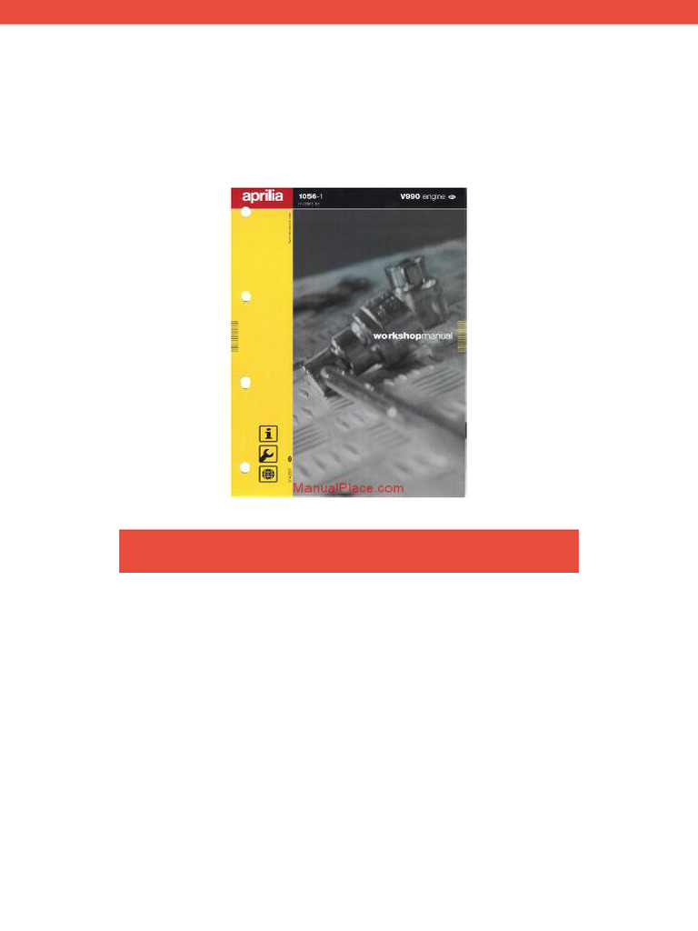 Aprilia v990 Workshop Manual | PDF